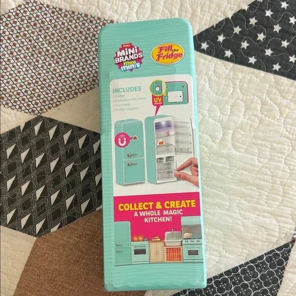 Zuru Mini Brands Mini Fridge Playset - Blue - Picture 3 of 7